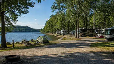 Campgrounds at Green River Lake