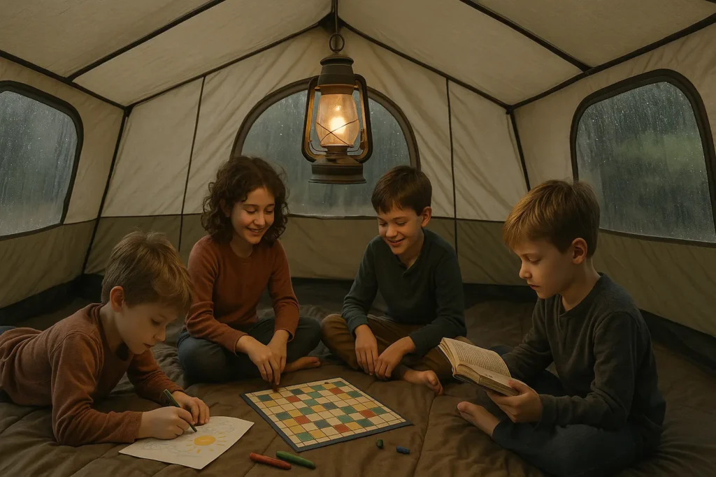 Rainy Day Camping Ideas for Kids